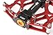 RockBros Bike Pedals Cycling Sealed Bearing Pedals (Red)