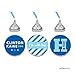 Andaz Press Chocolate Drop Labels Trio, Presidential Election, Hillary Clinton for President 2016, 216-Pack, Fits Hershey's Kisses Party Favors, Decorations