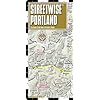 Streetwise Portland Map - Laminated City Center Street Map of Portland, Oregon - Folding pocket size travel map with Max Light Rail map