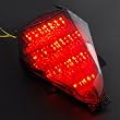 Unique Racing Style LED TailLights Brake Tail Lights With Integrated Turn Signals Indicators For Yamaha R6 06-07 Smoke