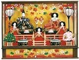 てまり(大三五・茶子5人) ひな人形 ケース飾り 雛人形5人飾り