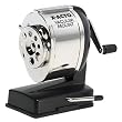 X-Acto Model KS, Vacuum-Mount Pencil Sharpener, Chrome Receptacle, Black Base, 1 Unit (1072)