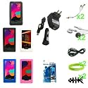 19-piece FULL ACCESSORY BUNDLE LEATHER SKIN CASE CAR HOME WALL CHAGER KIT for Microsoft Zune HD 16GB 32 GB
