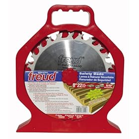 Freud SD308 8" Diameter X 22T Safety Dado Carbide-Tipped Saw Blade Set With 5/8" Arbor