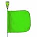Flagstaff FS3 Safety Flag with Light, Threaded Hex Base