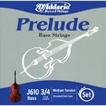 D'Addario Prelude 3/4 Size Double Bass String Set