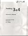 Books : Tapestry Reading 3 & 4 Instructor's Manual