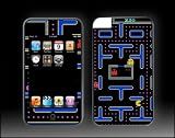 iPod Touch 3G Pac Man Old School Original Game #2 Vinyl Skin kit fits 2nd gen or 3rd generation iPod apple iTouch decal cover Skins