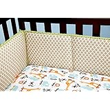Little Bedding Crib Bumper, Critter Pals