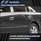 2002-2006 Nissan Altima (No Passenger Keyhole) 4dr Chrome Door Handle Covers 
