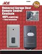 2 each: Ace Universal Garage Door Remote Control Keychain (G6MR)
