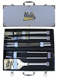 Bergamot CBQ470FPE BBQ Set with Case 8-pc.