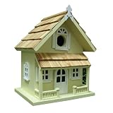 Victorian Cottage Birdhouse- Light Yellow