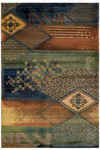 Lodge Area Rug, 5'3x7'6, MULTI