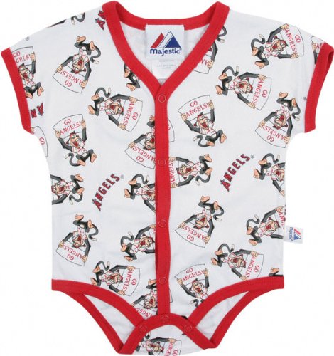 Los Angeles Angels of Anaheim Baby All-Over Print French Creeper