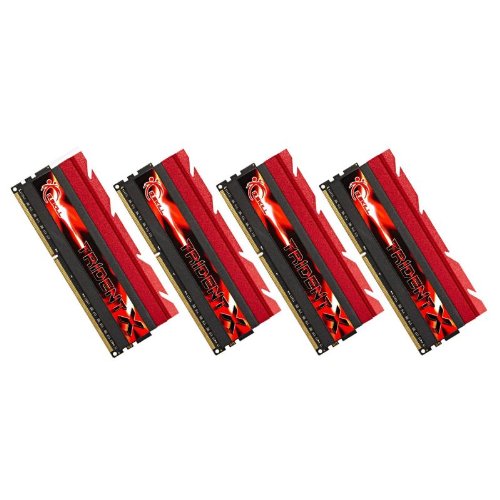 32GB G.Skill DDR3 PC3-19200 2400MHz Trident X Series CL10 (10-12-12-31) Quad Channel kit On Sale