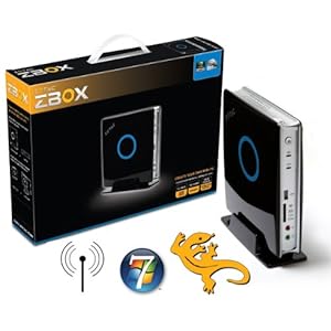 Zotac ZBOX HTPC ID41, 250GB + Windows 7. incl. WLAN, USB 3.0