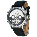 Constantin Durmont Herren-Armbanuhr Baton Rouge CD-BATO-AT-LT-STST-BKWH
