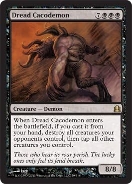 Magic The Gathering - Dread Cacodemon - Commander