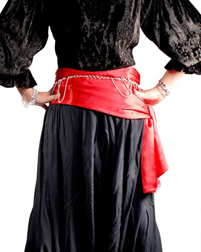 Pirate Buccaneer Renaissance Medieval Costume Bandana Sash