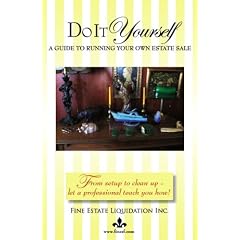 Do It Yourself Estate Sales Guide Booklet with CD Containing Links to 100 Antique Research Sites, 12 Estate Sale Articles, and 19 Different Price Sheets