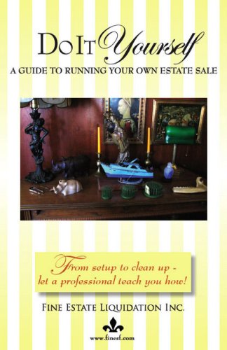 Do It Yourself Estate Sales Guide Booklet with CD Containing Links to 100 Antique Research Sites, 12 Estate Sale Articles, and 19 Different Price Sheets