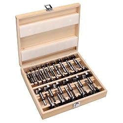Grizzly H7694 Master Forstner Bit 31 pc. Set