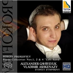 【クリックで詳細表示】プロコフィエフ：ピアノ協奏曲第1番、第2番、第4番「左手のための」 [Hybrid SACD]