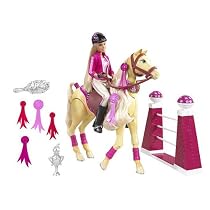Mattel Barbie Jumper Tawny Horse with Barbie