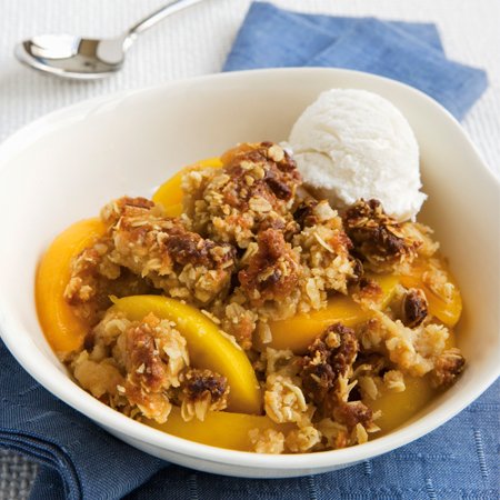 Deep Dish Peach Crisp