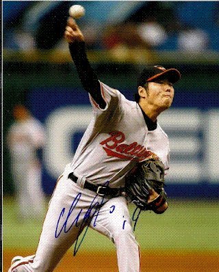 Autographed/Hand Signed 8x10 Photo Uehara Koji Baltimore Orioles