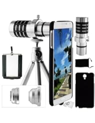 Wireless: Samsung Galaxy Note 3 Camera Lens Kit including a 12x Telephoto Lens / Fisheye Lens / Macro Lens / Wide Angle Lens / Mini Tripod / Universal Phone Holder / Telephoto Lens Holder Ring / Hard Case for Note 3 / Velvet Phone Bag / CamKix Microfiber Cleaning Cloth - Awesome Accessories and Attachments for Your Galaxy Note 3 Camera (12X) - ECO-FUSED?