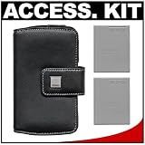  : Nikon Coolpix 9413 Leather Carrying Case + (2) EN-EL8 Batteries Kit for S6, S7c, S9, S50, S50c, S51, S51c, S52 & S52c Digital Cameras