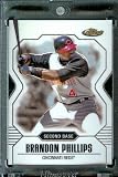 2007 Topps Finest #111 Brandon Phillips Baseball Card Cincinnati Reds - Mint Condition - Shipped In Protective Display Case !!