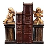 SI 91-2221 Pair Thinking Cherub Bookends