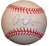 Carlos Quentin Autographed Official Major League Baseball W/PROOF, Picture of Carlos Signing For Us, Chicago White Sox, Arizona Diamondbacks, San Diego Padres