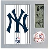 MLB New York Yankees Digital Desk Clock