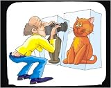 Mouse Pad with man, body, individuals, individual, case, humans, photography, person, museum, human, persons, cat, people