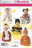Simplicity Sewing Pattern 3558 Baby Bunting and Hats Costumes