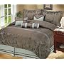 LCM Home Fashions Bamboo 7-Piece Queen Comforter Set