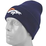 NFL Men's End Zone Cuffed Knit Hat - K010Z (Denver Broncos, One Size Fits All)