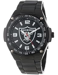 Game Time Unisex NFL-WAR-OAK Warrior Oakland Raiders Analog 3-Hand Watch