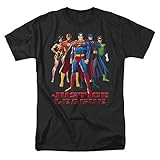 UPC 609328150444 product image for Trevco Jla-In League Short Sleeve Adult 18-1 Tee, Black - Medium | upcitemdb.com