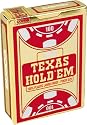ASS Altenburger Spielkarten 40056 - Texas Hold'Em Plastik, rot/gold