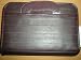 Bible case Eel-Skin Style Tri-Fold Burgandy Medium fits up to 9 x6 1.5