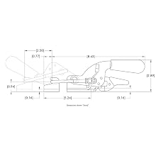 DE-STA-CO 341-R Pull Action Clamp with Threaded U-Bolt