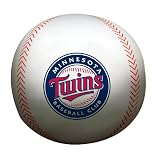 MLB Minnesota Twins 12-Inch Spandex Baseball Shaped Whoochie Pillow