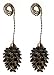 Royal Designs Fan Pull Chain â€“ Pine Cone â€“ Antique Brass â€“ Set of 2