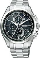 [シチズン]CITIZEN 腕時計 ATTESA アテッサ Eco-Drive エコ・ドライブ 電波時計 ダイレクトフライト 針表示式 薄型  マスコミモデル AT8040-57E メンズ