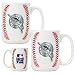 Florida Marlins 2-Piece Ceramic Gameball Mug Set (Primary Logo)